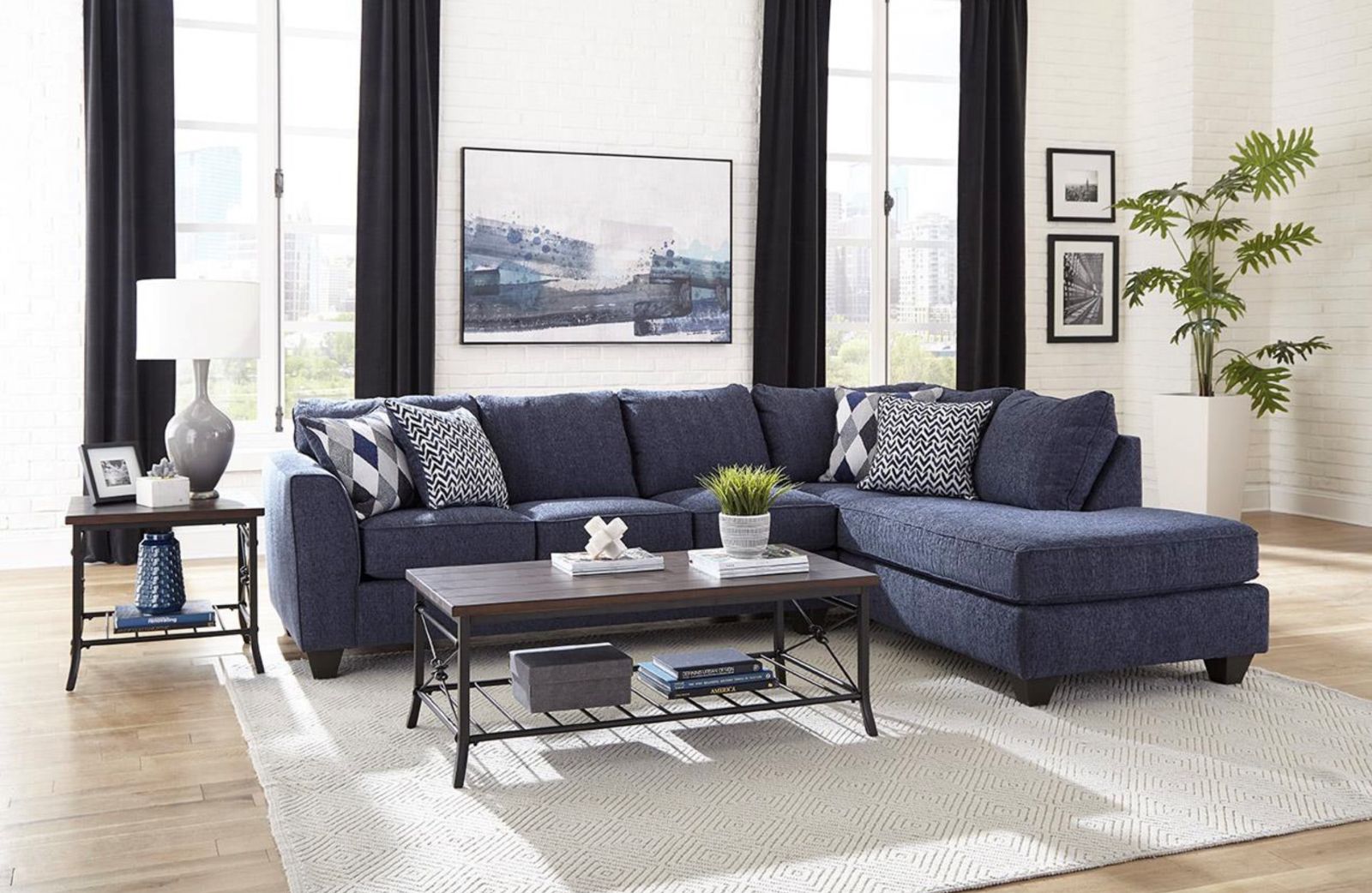 Endurance Denim II 2 Piece Sectional