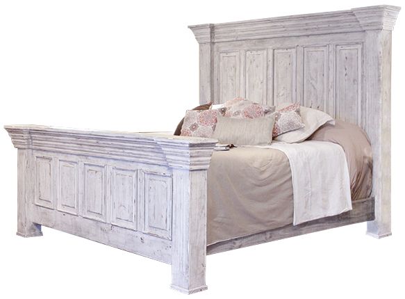 Terra White King Bed Hanksfurniture Com, Mor Furniture King Bed Frames