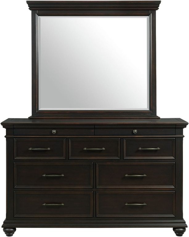 Slater Black Dresser - hanksfurniture.com