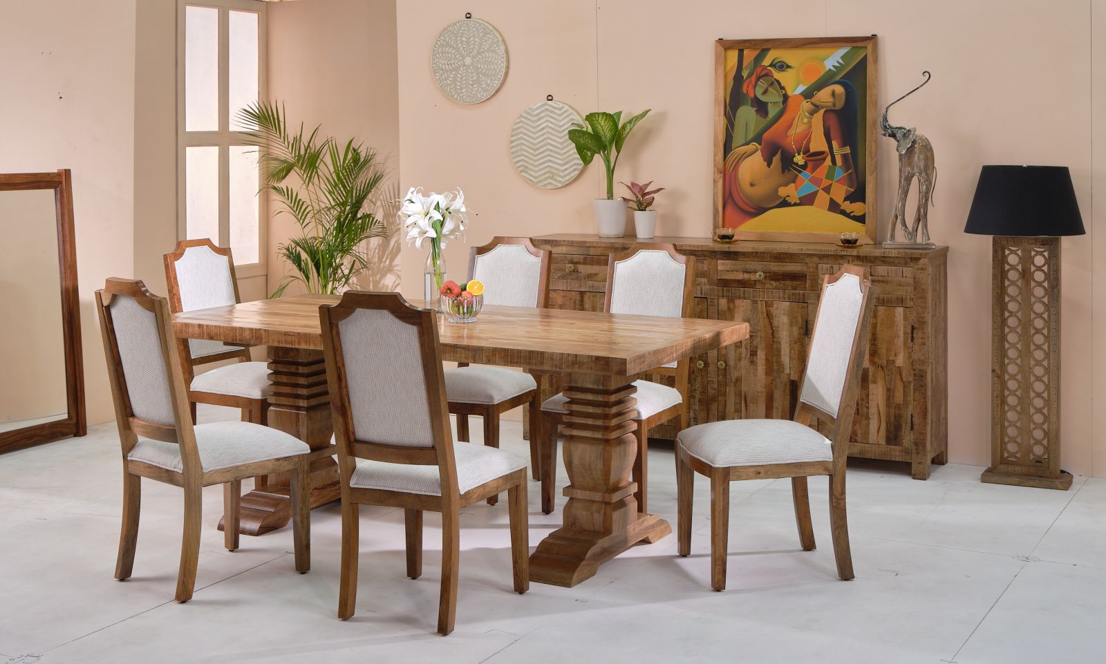 Guru Pedestal Dining Table