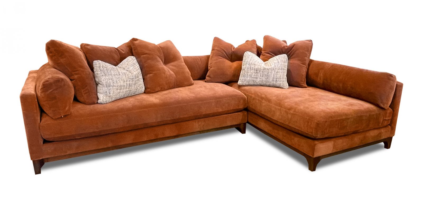 Callum 2PC Sectional in Rust