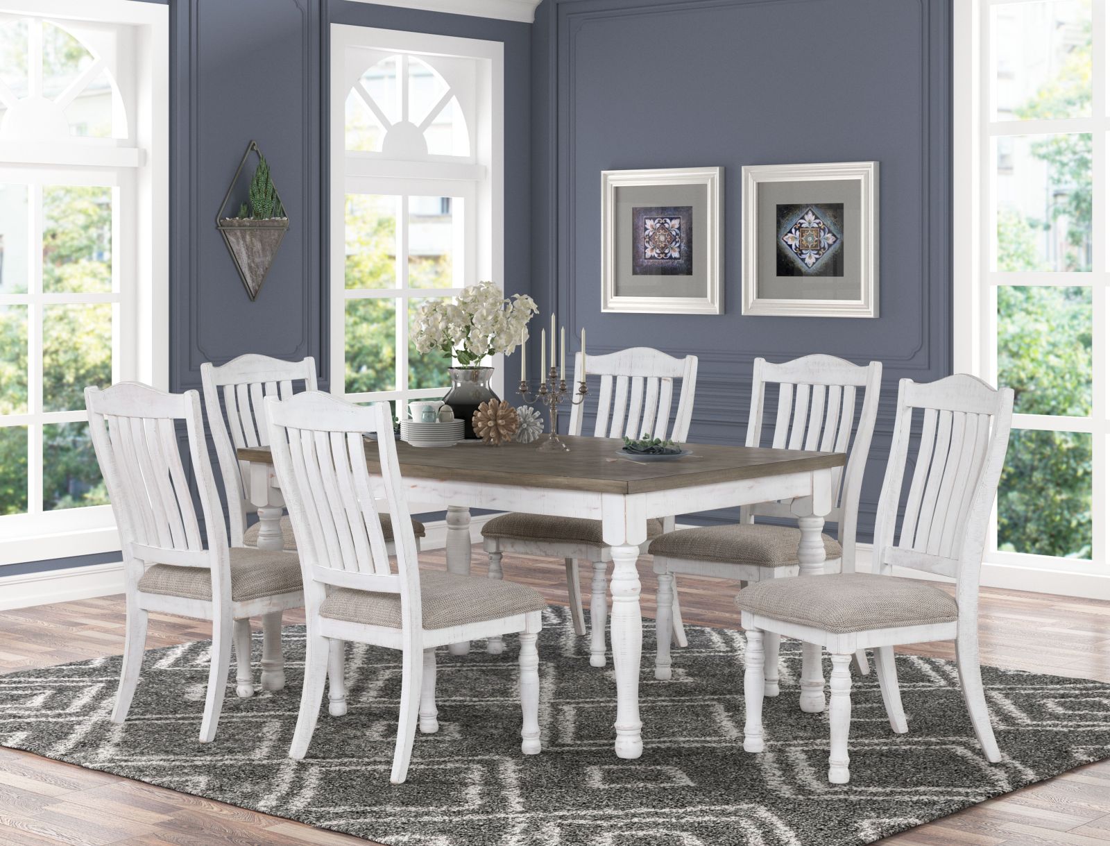 Serena Dining Set with 4 chairs