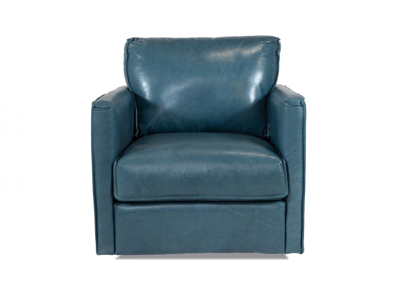 Lindon Blue Swivel Chair