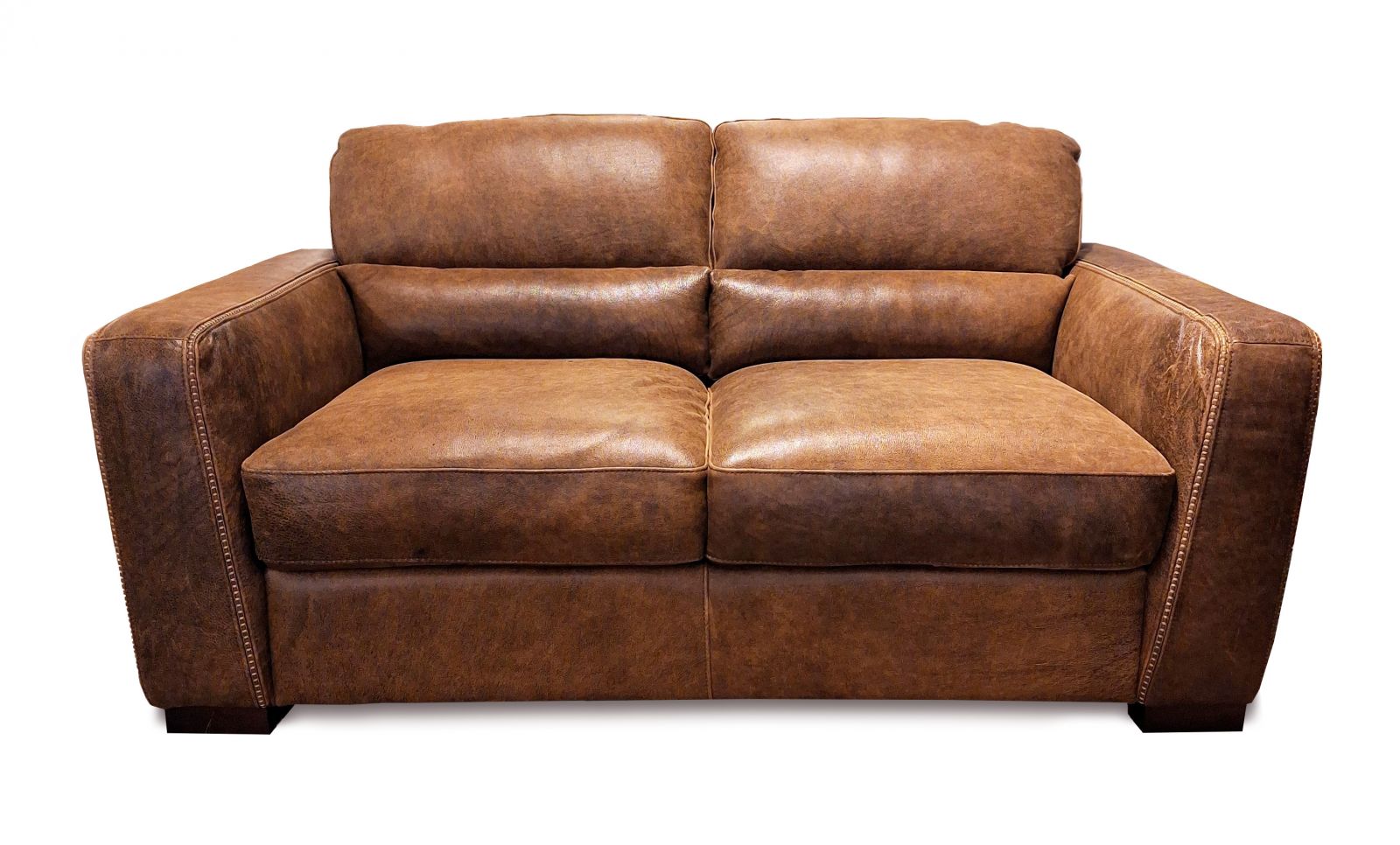 Timothy Leather Loveseat