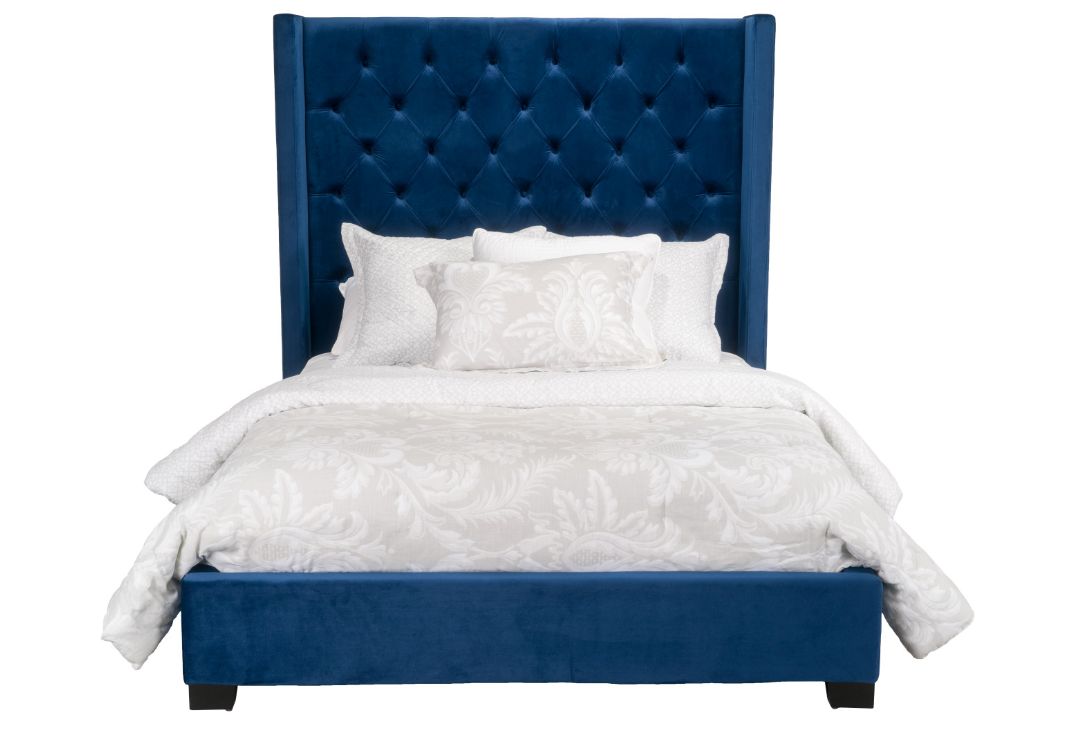 Westerly Blue Queen Upholstery Bed