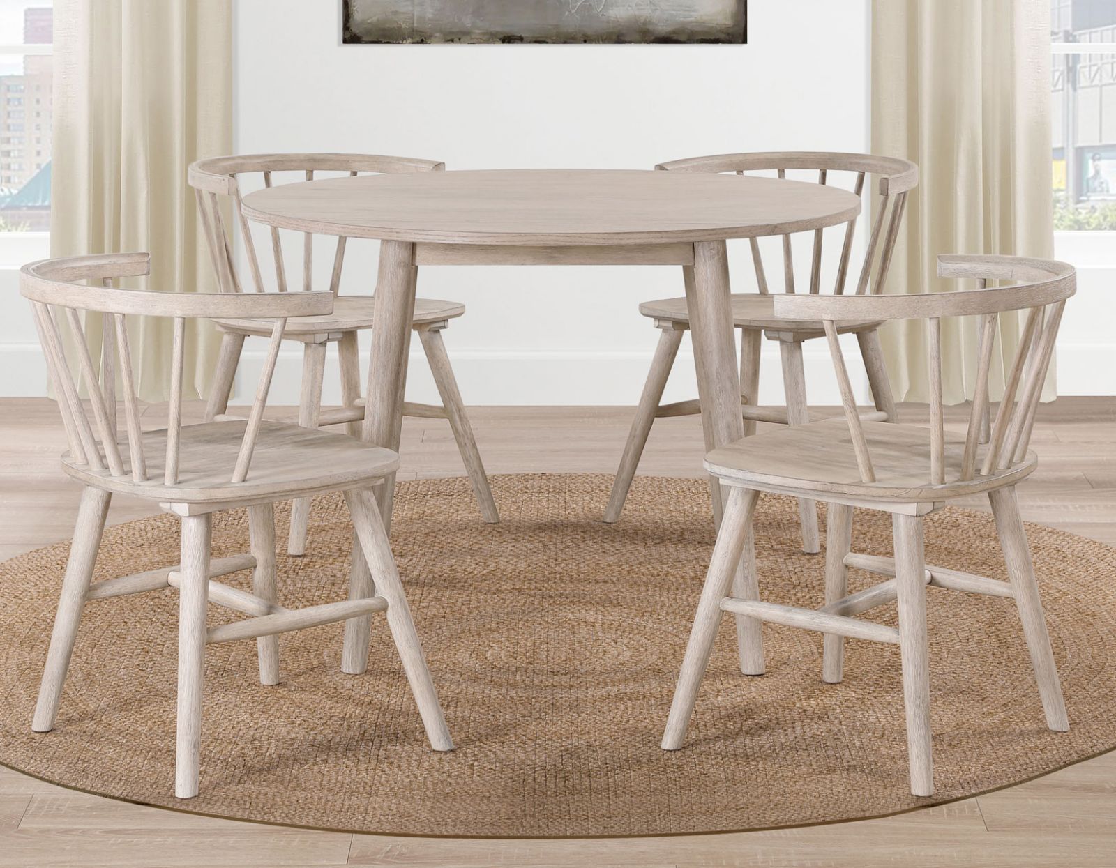 Willow Dining Table with 4 Chairs