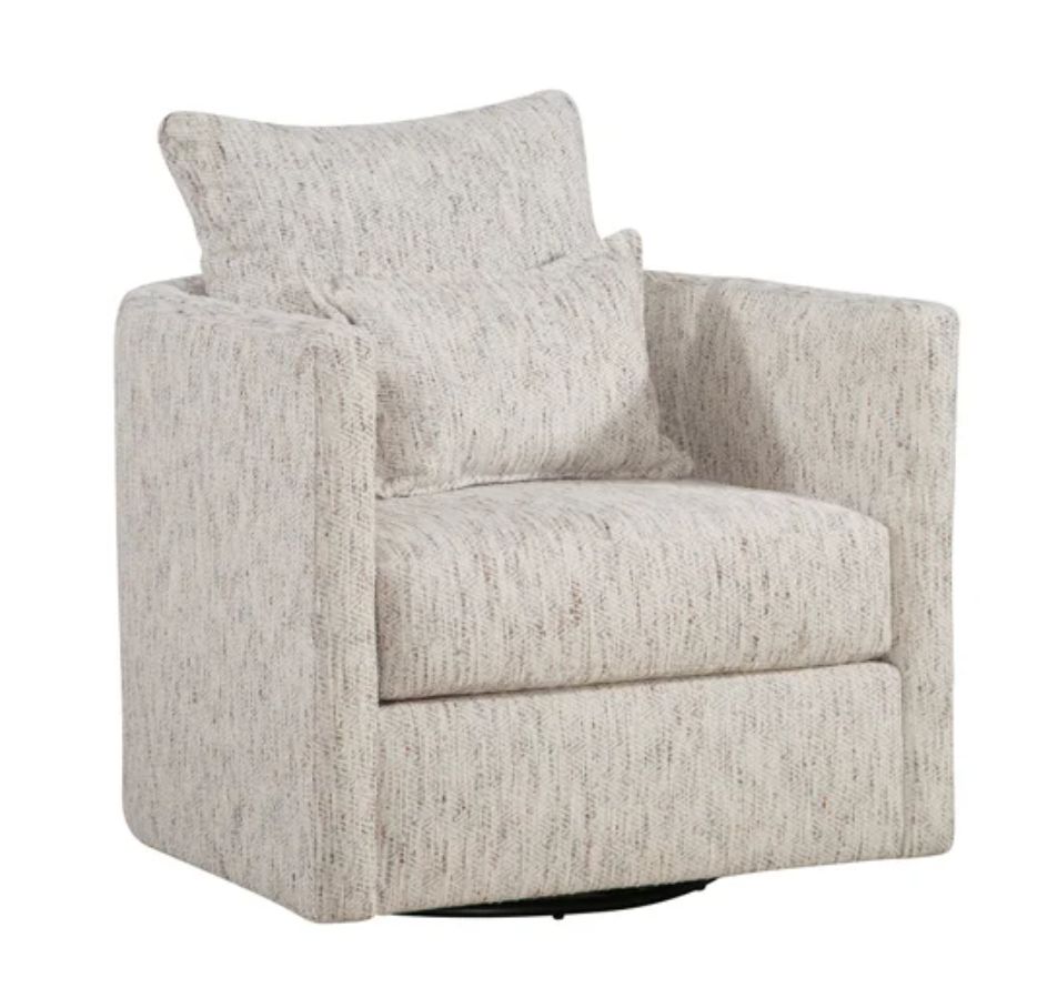 Mallory Chalk Swivel Chair
