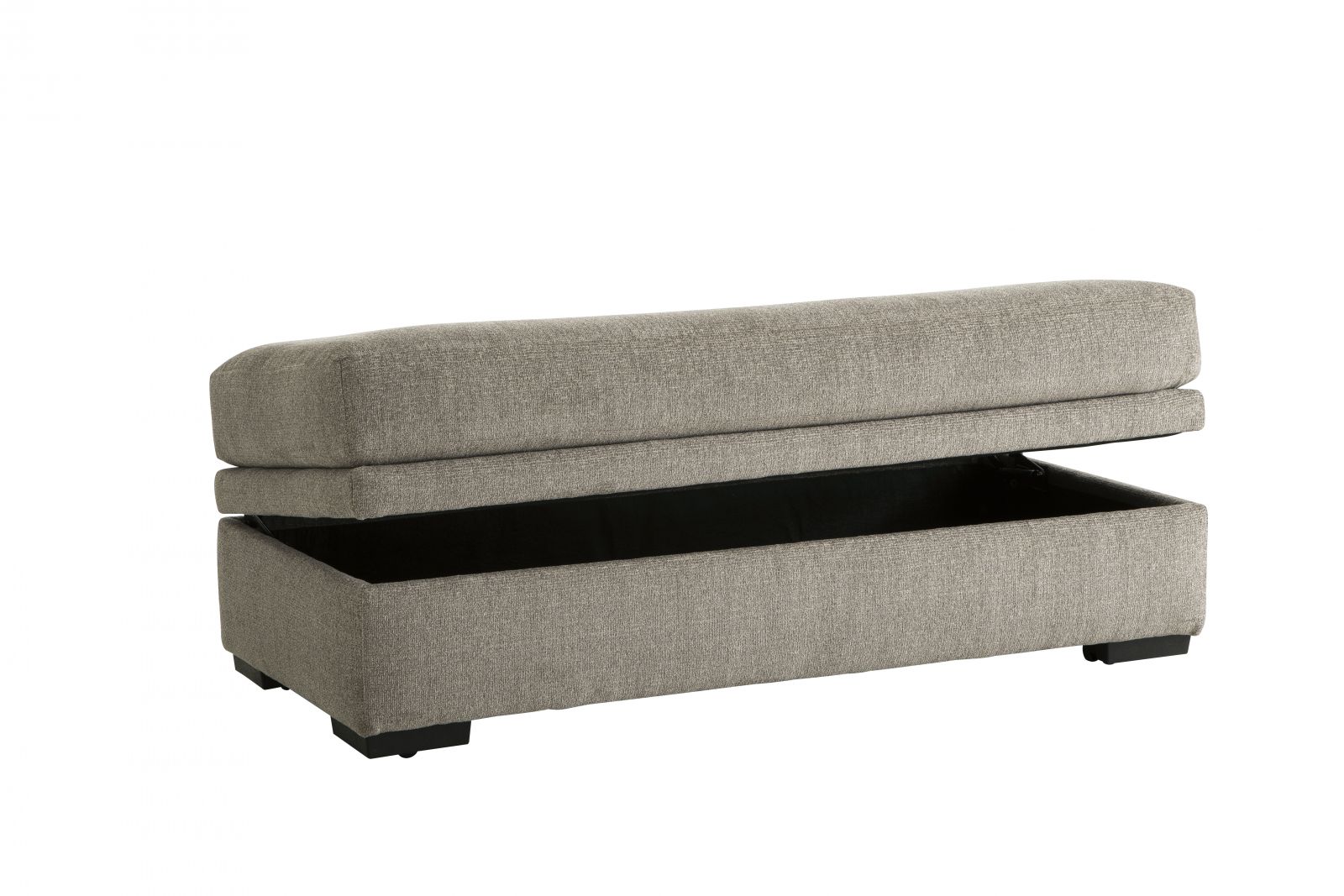 Bri Pewter Storage Ottoman